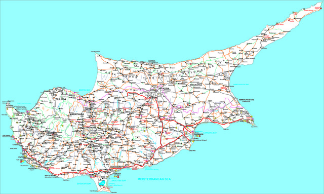 Cyprus map